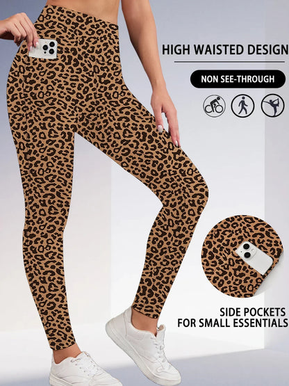 Super Soft Sports Leggings With Pockets For Women High Waisted Workout Yoga Running Push Up Gym Fitness Tight Pants Women's.