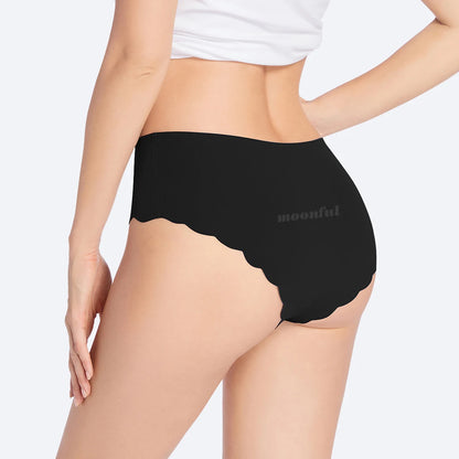 Seamless Period Underwear Menstrual Cycle Absorbent Underwear for Women Heavy Flow Leak Proof Menstrual Panties for Menstruation.
