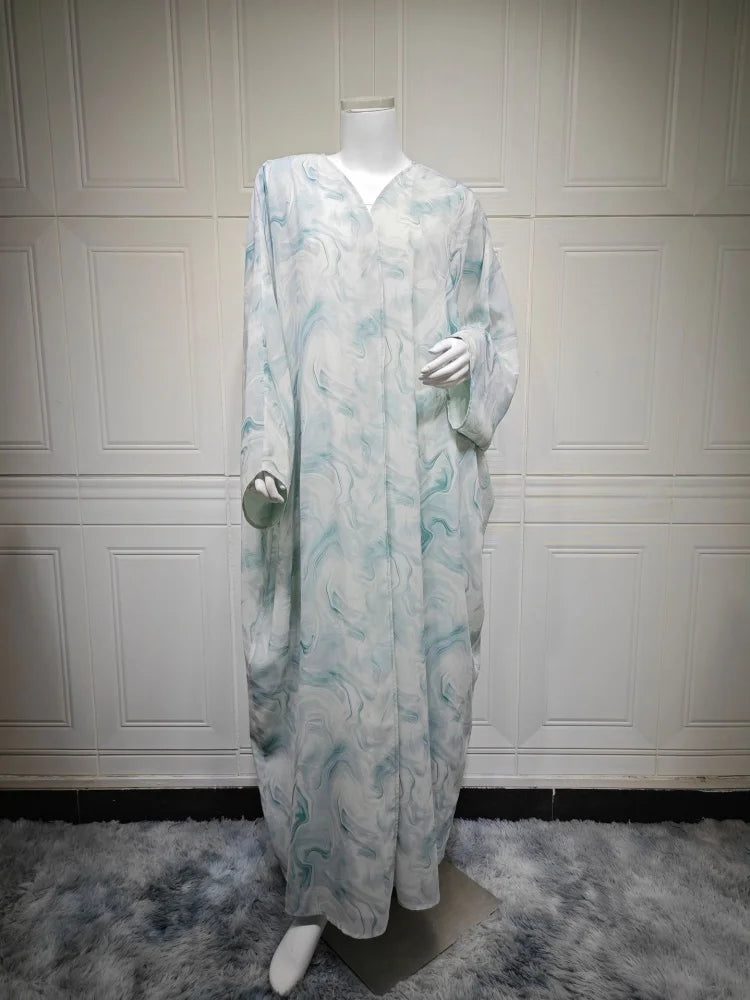 Ramadan Open Modest Kimono Abaya Damen Dubai Muslim With Hijab Islam Women Caftan Moroccan Kebaya Kaftan Robe Femme Musulmane.