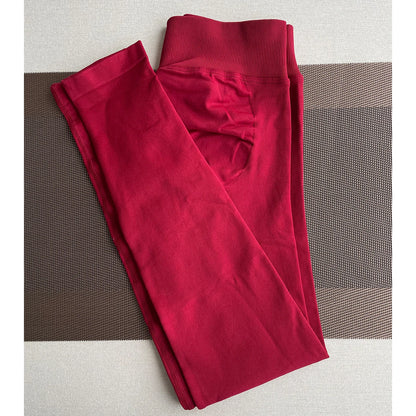 TKITK Leggings Women Seamless Sports Yoga Pants Low Ribbed Band Gym clothes Fitness Workout wear Scrunch Bum Tights