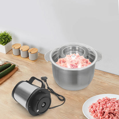 800W Stainless Steel Kitchen Meat Grinder, Electric Meat Grinder, Kitchen Lamb, Beef, Pork Minced Meat Mixer.