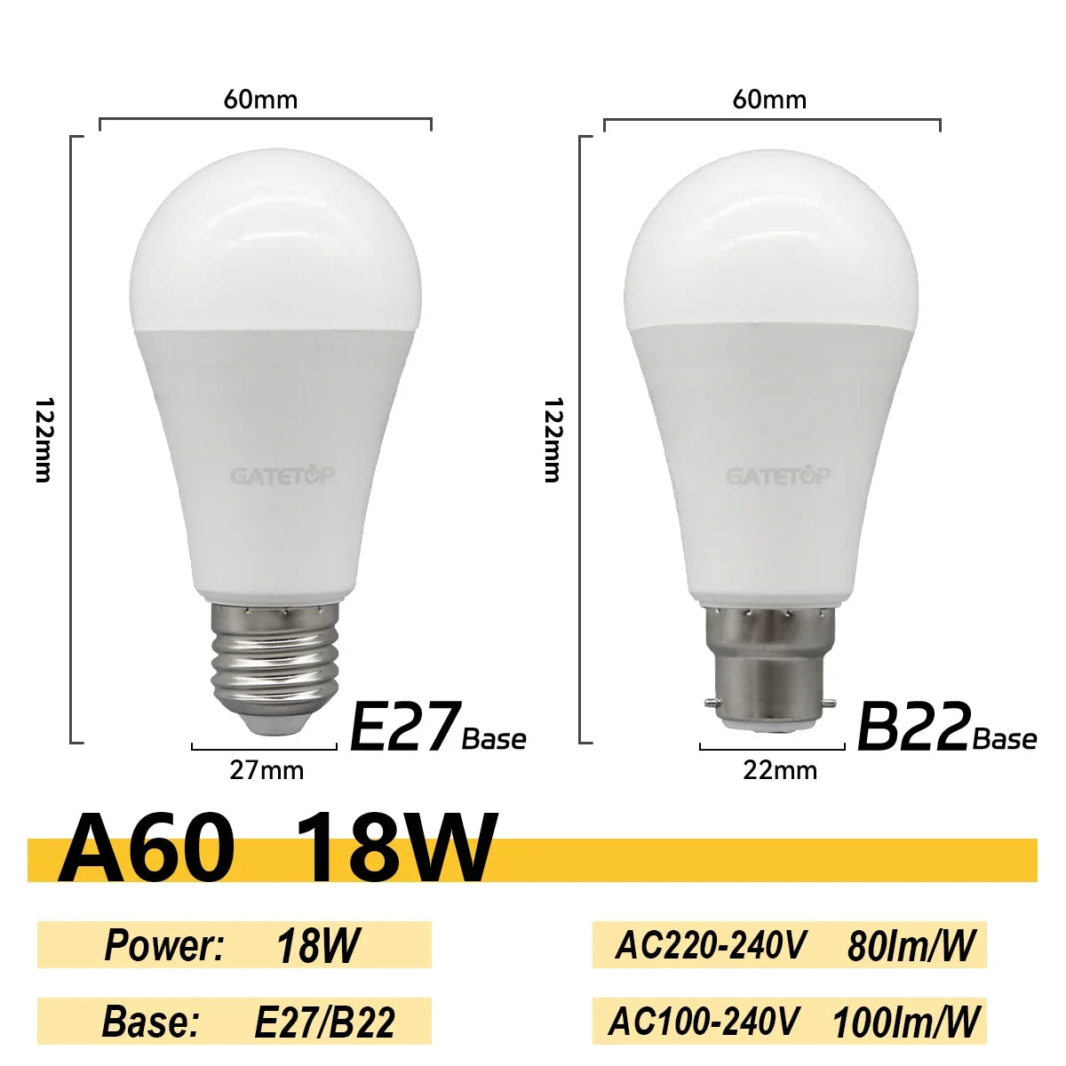 4PCS E27 B22 Basis Led-lampe 8W 18W 20W 24W Lampen Hight Lumen AC220V 230V 110V Licht Lampen für Home Derection Wohnzimmer Beleuchtung