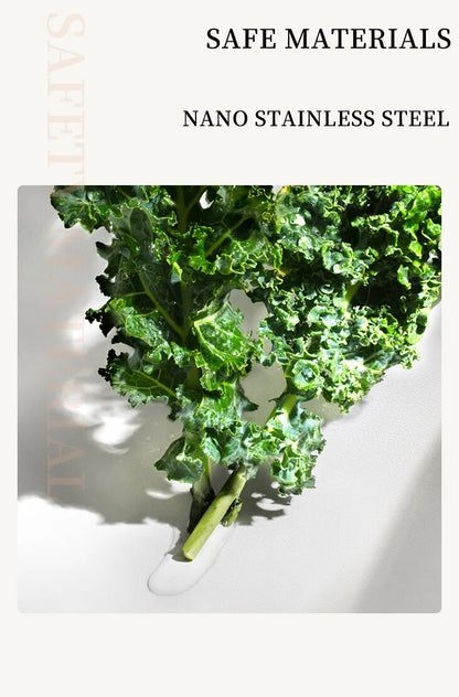 White Stainless Steel Kitchen Sink with Digital Display Multifunction Waterfall Faucet large Wash Basin for Kitchen Accessories