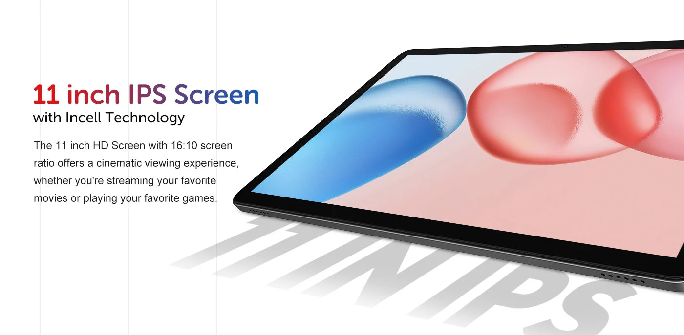 XGODY Q17 Android 15 Tablet 11 inch A573 Octa-Core CPU 2K HD Touch Screen 16GB RAM 256GB ROM Android 15 8000mAh 13MP+8MP Camera.