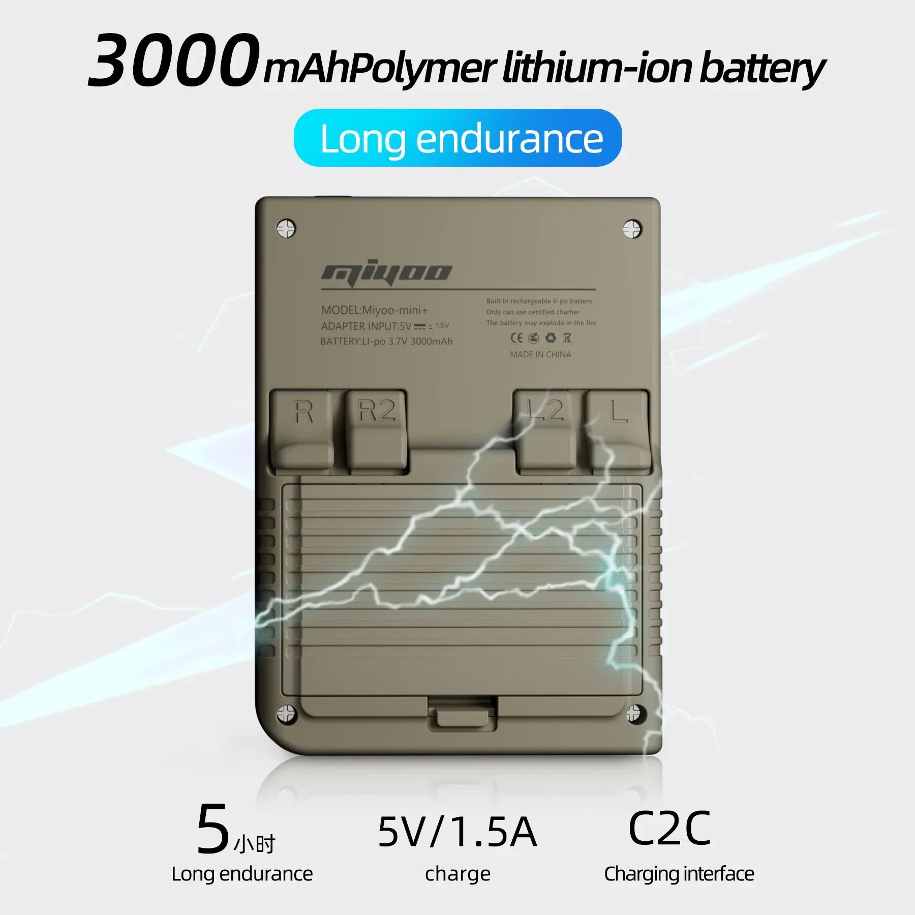 MIYOO Mini Plus Portable Retro Handheld Game Console V2 Mini+ 3.5 Inch IPS Screen Classic Video Game Console Linux System Gift.