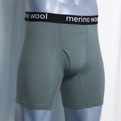 Herren-Boxershorts aus Merinowolle, Herrenunterwäsche, 100 % Merinowolle, Herren-Boxershorts aus Merinowolle, weich, bequem, atmungsaktiv, feuchtigkeitsableitend, USA-Größe