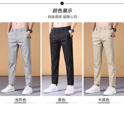 Fashion Men's Pants Summer Suit Pants Casual Korean Men's Pants Joggers Men Streetwear Casual Sports Pants.
