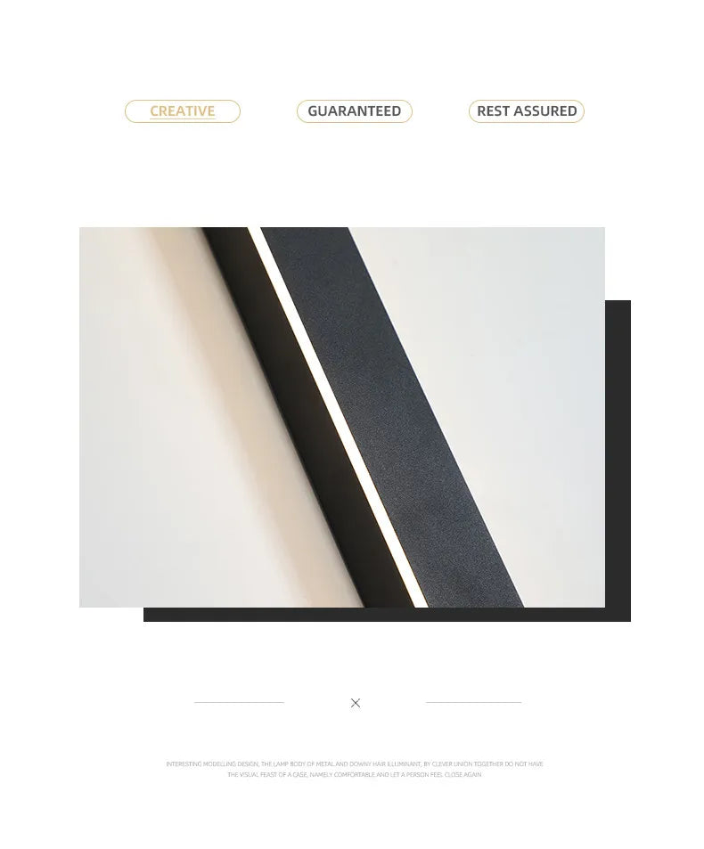 Wasserdichte Außenwandleuchte LED-Streifen Hintergrund Wandleuchte Treppe Gartenlampe Wohnzimmer Schlafzimmer Nachttisch IP65 Wandleuchten.