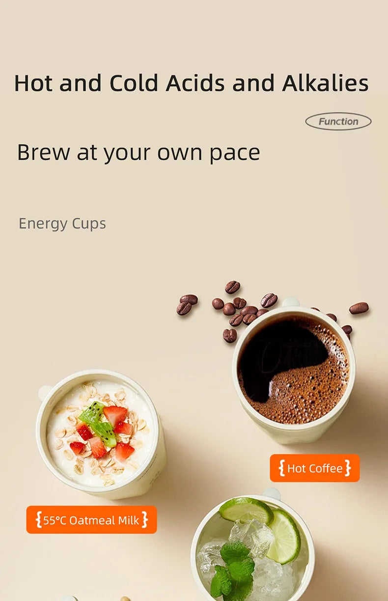 350ml Mini Soy Milk Machine Electric Juicer Blender Multifunctional Wall Breaking Machine Soybean Milk Maker Breakfast Machine