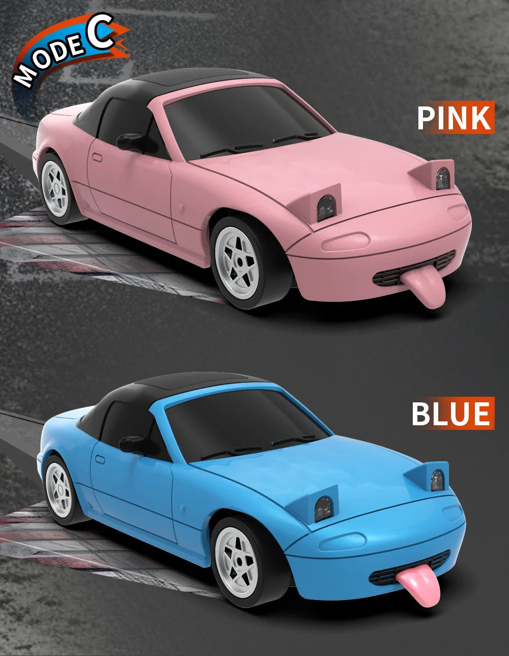 1:43 2.4G 4WD RC Drift Car with Gyroscope Fullly Proportion Remote Control Car JJRC C8827 Mini Racing Car Model Boy Toy Gift.