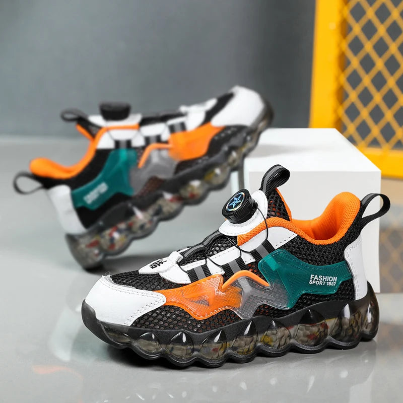 Luxury Boys Sneakers Children Casual Shoes 2023 Fashion Kids Sneakers Athletic Sports Tennis Shoes for Boys 7 To 12 Years.