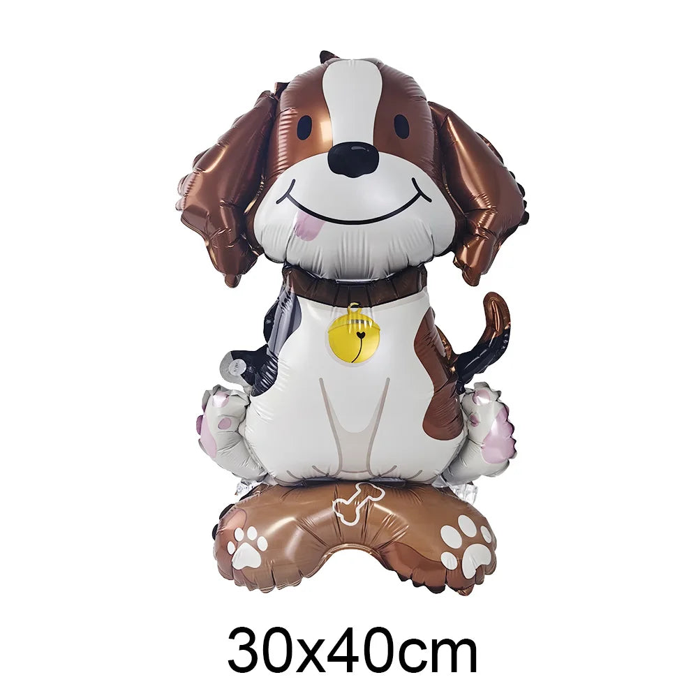 Dschungel Party Stehender Tierballon Mini Löwe Tiger Giraffe Zebra Leopard Ballon Kleiner Ballon Dschungel Safari Partydekorationen.