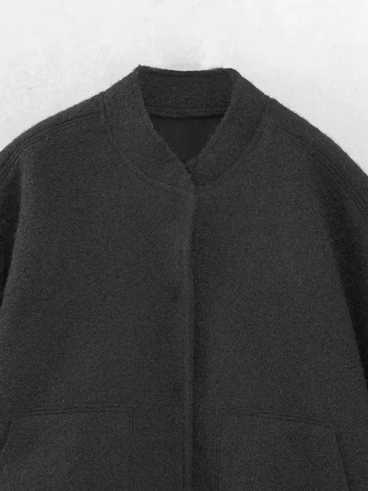 TRAFZR Damenjacken Frühling 2023, elegantes Fleece, Vintage, neue Oberbekleidung, Langarm, Harajuku, Y2k, Streetwear, Bomberjacken.