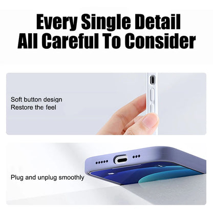 Luxury Liquid Silicone Phone Case for APPLE iPhone 11 13 12 14 15 16 Pro Max Cases for iPhone 15 Plus Shockproof Protector Cover.