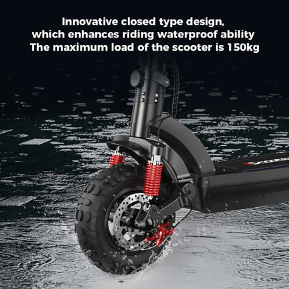 iScooter iX5Plus Foldable Adult Electric Scooter E-Scooter, 45KM/H Electric Kick Scooter, 1000W Skateboards 48V 17.5Ah Kickboard.