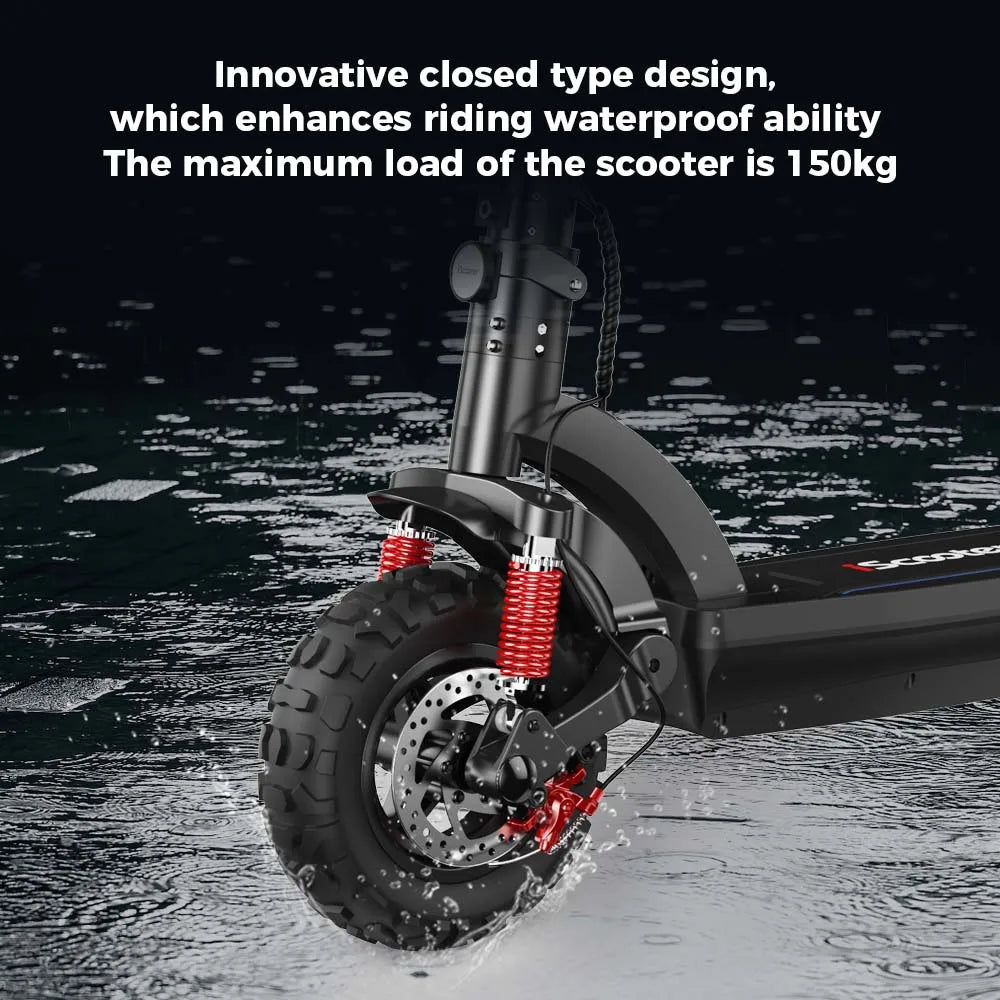 iScooter iX5Plus Foldable Adult Electric Scooter E-Scooter 45 KM/H Electric Kick Scooter 1000W Skateboards 48V 17.5Ah Kickboard.