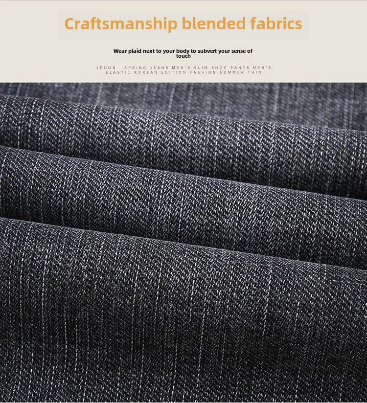 Lee Dex Jeans Herren Herbst/Winter Dicke, gerade Beine, lockere Passform, lässige Business-Hose, schlankmachend, glättet Ihre Silhouette-Hose.