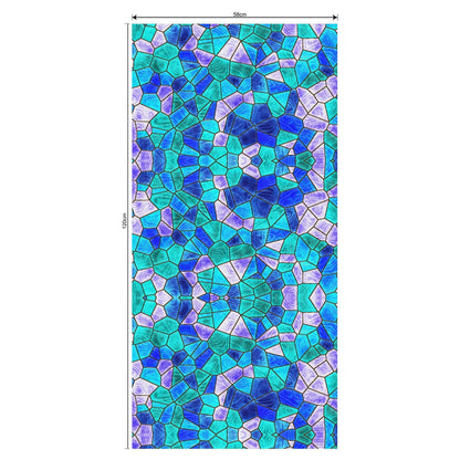 Frosted Glass Wall Panels for Bathroom - European Style Static Cling Window Film, Privacy Shade Peel & Stick Home Renovation.