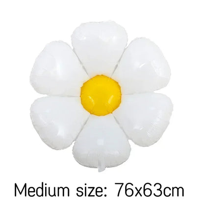 10/1PCS Weiß Gänseblümchen Blume Ballon Multi Größe Sonnenblumen Folie Ballons Helium Ball Kinder Geburtstag Party Baby Dusche dekoration.