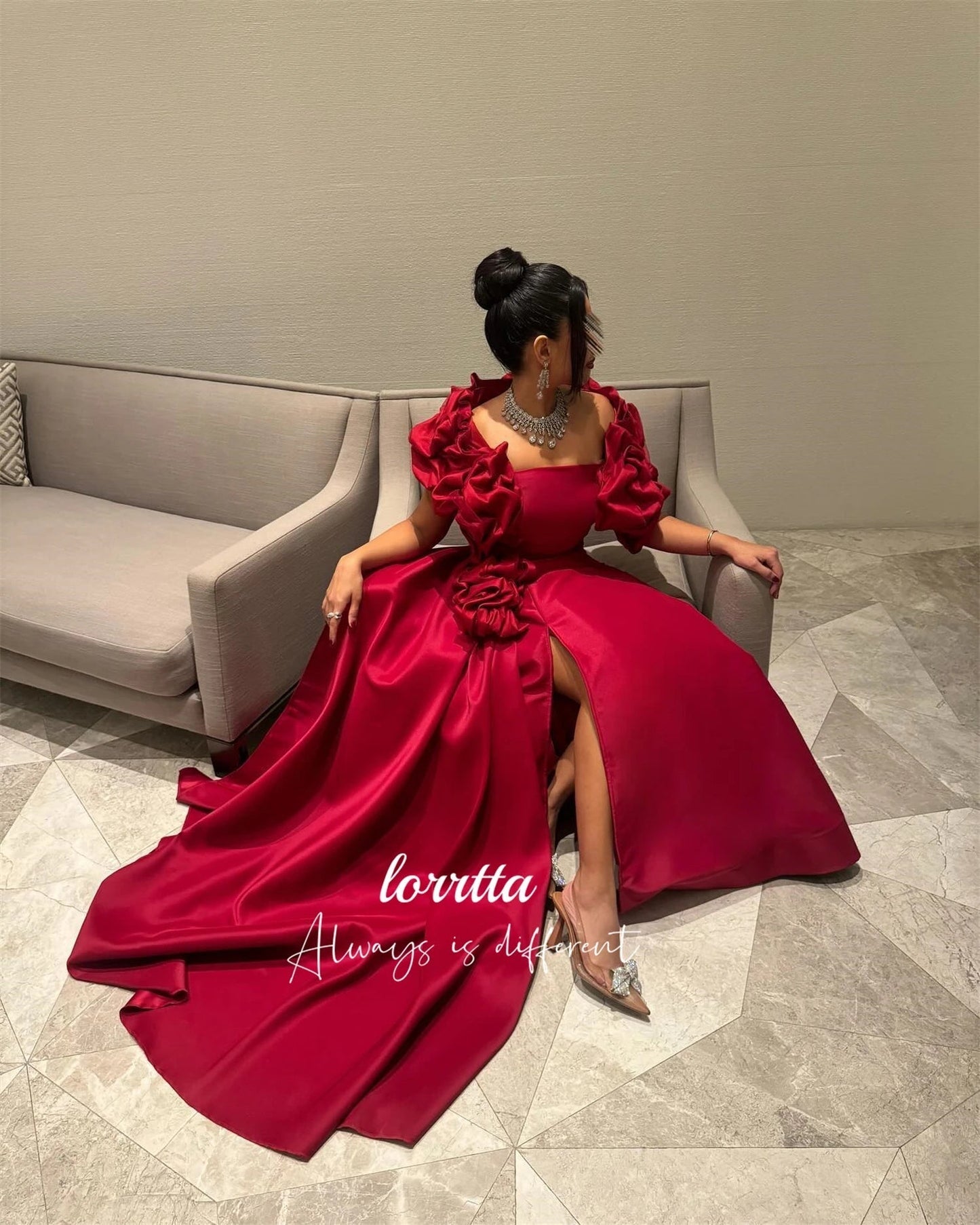 Loretta Maßgeschneiderte Robe Abendkleid Robes De Cocktailkleider Formelle Kleider Frau Elegantes Damenkleid Party Besondere Anlässe.