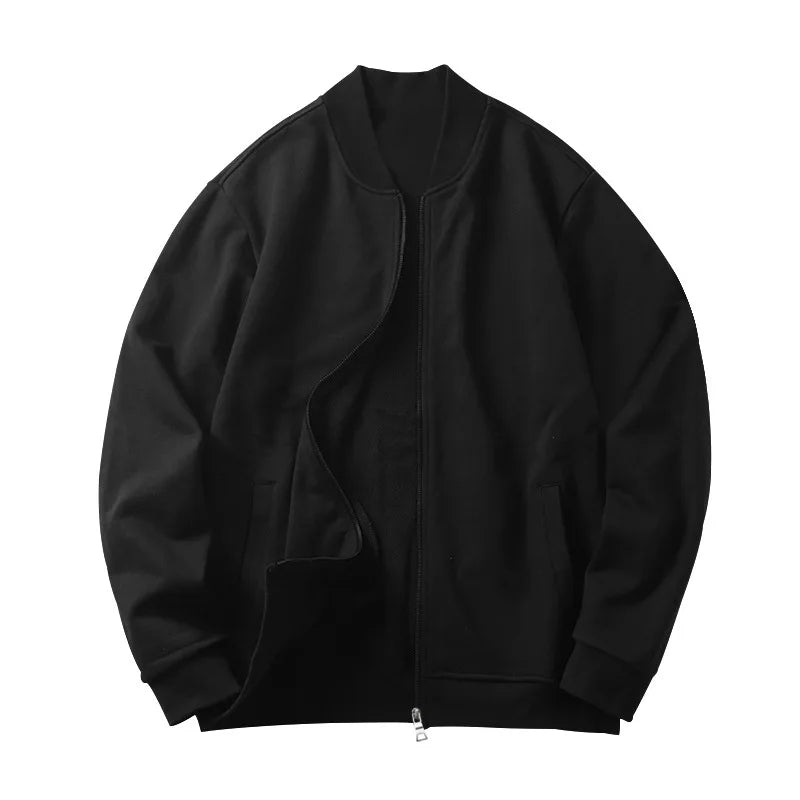 Amazon 2024 European and American men's clothing fitness sports trend outdoor leisure men's zipper suit