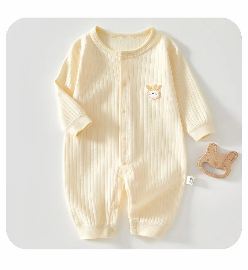 Frühling und Herbst 0-12 Monate Baby Strampler Hochwertige Neugeborene Mädchen Jungen 100 % Baumwolle Kleidung von Langarm Säuglingskleidung.