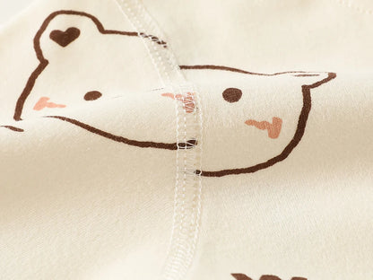 0-2Y Reine Baumwolle Langarm Neugeborenen Baby Strampler Haut-freundliche Einteilige Windel Overall Unterwäsche Infant Cartoon Homewear.