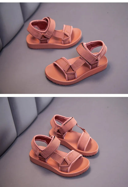 2021 Summer Boys Sandals Casual Children Kids Shoes Rubber School  Breathable Open ToeBoy Beach Sandal.