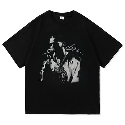 Drake Tour with Partynextdoor Cotton 2025 T-shirt Vintage O-Neck Short Sleeve T-Shirts.