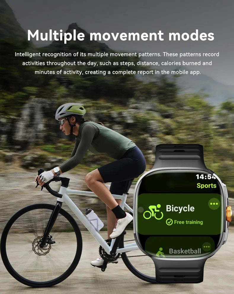 New M99 5G Cellular Version Smartwatch 2.4inch Amoled Larger Screen Android Smart Watch With Rotary Camera Sim Card Slot WIFI.