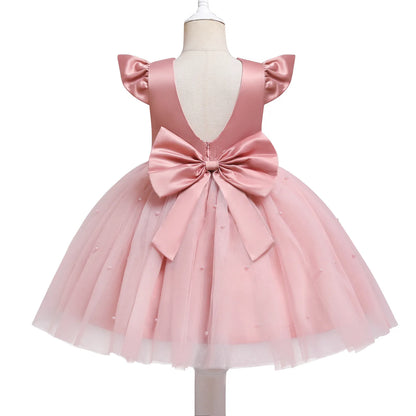 Die kleine Meerjungfrau elegante Prinzessin Spitze Kleid Kinder kleider für Mädchen Vintage Kinder Geburtstags feier Kleider Weihnachts kleidung.