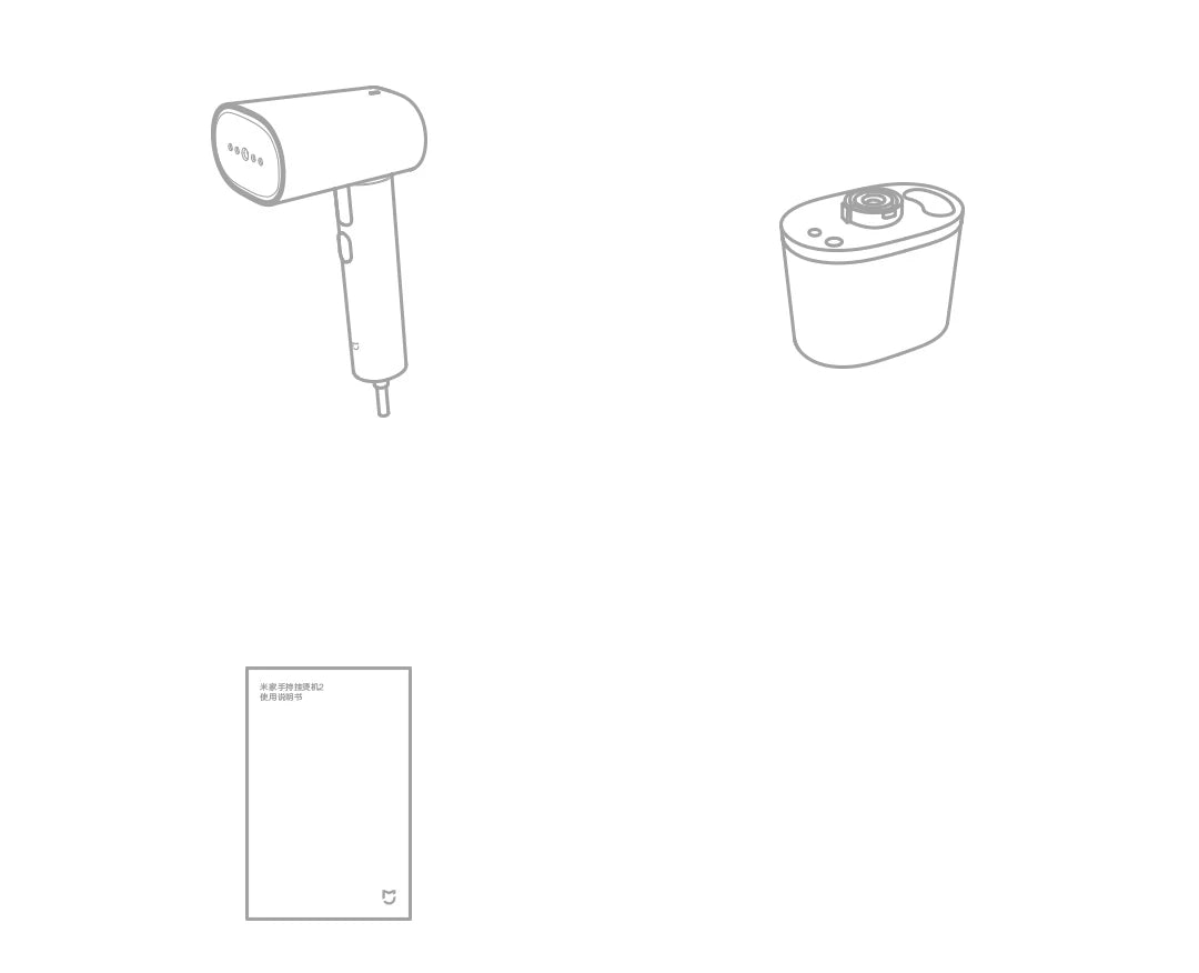 New XIAOMI MIJIA Handheld Garment Steamer 2 iron Home Electric Steam Cleaner Portable Foldable Mite Removal Flat Ironing Machine.