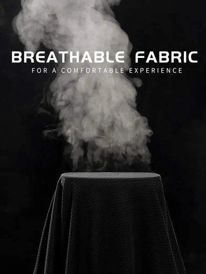 Round Neck T-Shirt 4-Pack Black Ultra-Light Men's Quick Drying Breathable Sweat-Absorbent Shirt Suitable for Fitness Gym and Run.