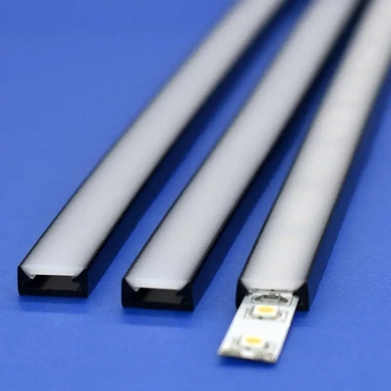 Flexible LED Silicone Neon Tube Protection Cover Transparent Matte Black Milky Silica Gel Channel Diffuser WS2812 WS2811 Strip.