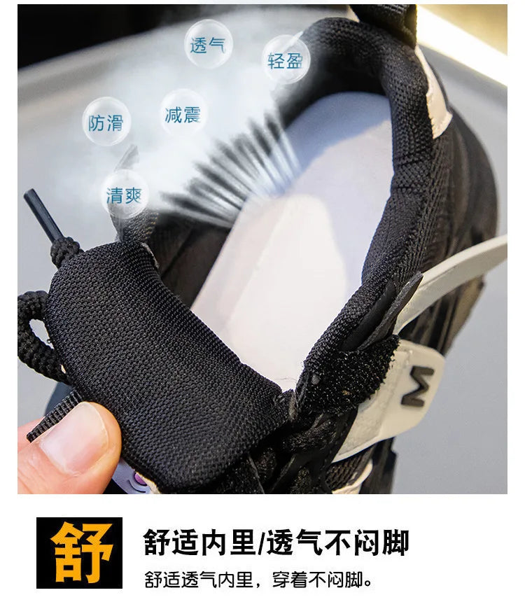 Anime Girls Kuromi Autumn New Board Shoes Sanrio Sports Dad Shoes Children Cartoon Kawaii Comfortable Breathable Casual Shoes.