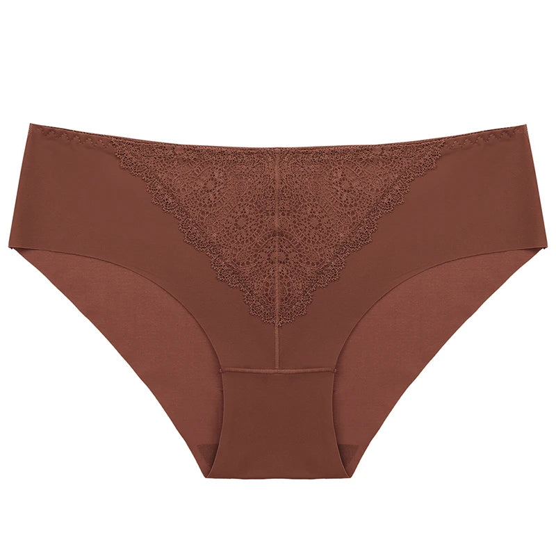 BZEL 10PCS/Set Women's Panties Exquisite Sweet Lace Underwear Sexy Lingerie Silk Satin Briefs Woman Comfort Breathable Underpant.