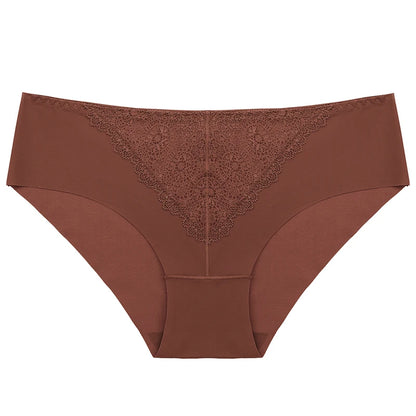 BZEL 10PCS/Set Women's Panties Exquisite Sweet Lace Underwear Sexy Lingerie Silk Satin Briefs Woman Comfort Breathable Underpant.