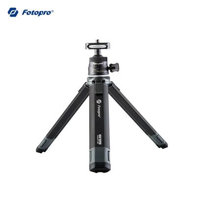 Fotopro Desktop Mini Tripod, Aluminum Alloy Compact Camera Tripod with Ball Head 1/4 Inch Screw for Phone DSLR.