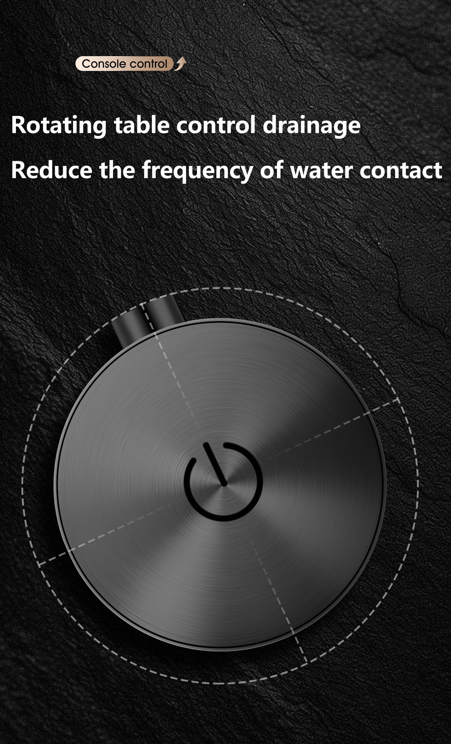 ASRAS large kitchen stainless steel nano sink with built-in waterfall faucet and large drainage outlet design