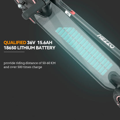 HEZZO G30 City Electric Scooter 500W Motor 36V 15Ah Battery City Electric Scooter 10" Road Tire E-scooter.