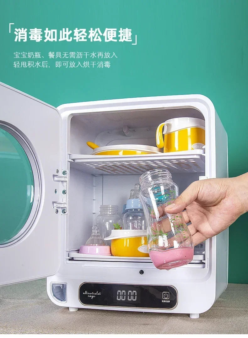 220V 23L Sterilizers Sterilizing Machine Disinfection Bottle Sterilizer Cabinets Cupboard Dish Dryer Disinfecting Disinfectant C.