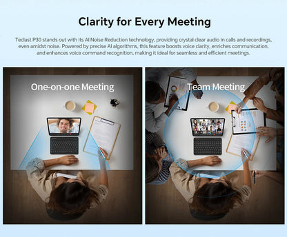 Teclast P30 Tablet Android 14 Max 12GB(4GB+8GB Expansion) RAM 128GB ROM 10.1" Tablets Unisoc T606 8-Core 6000 mAh AI Dual Camera.