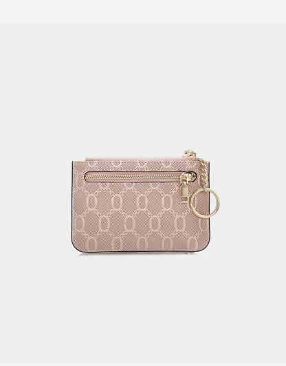 FOXER Split Leather Women's Card Holder Wallet Fashion Anti-theft Thin Wallet Mini Clutch Bag Ladies Short Coin Wallet Purse.