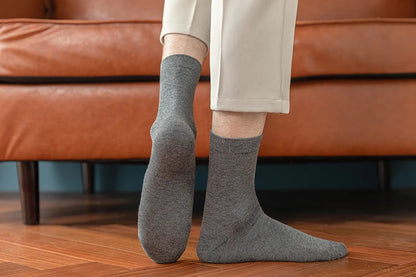 10 Pairs New Men's Cotton Socks New styles Black Business Men Socks Soft Breathable Autumn Spring for Male White.