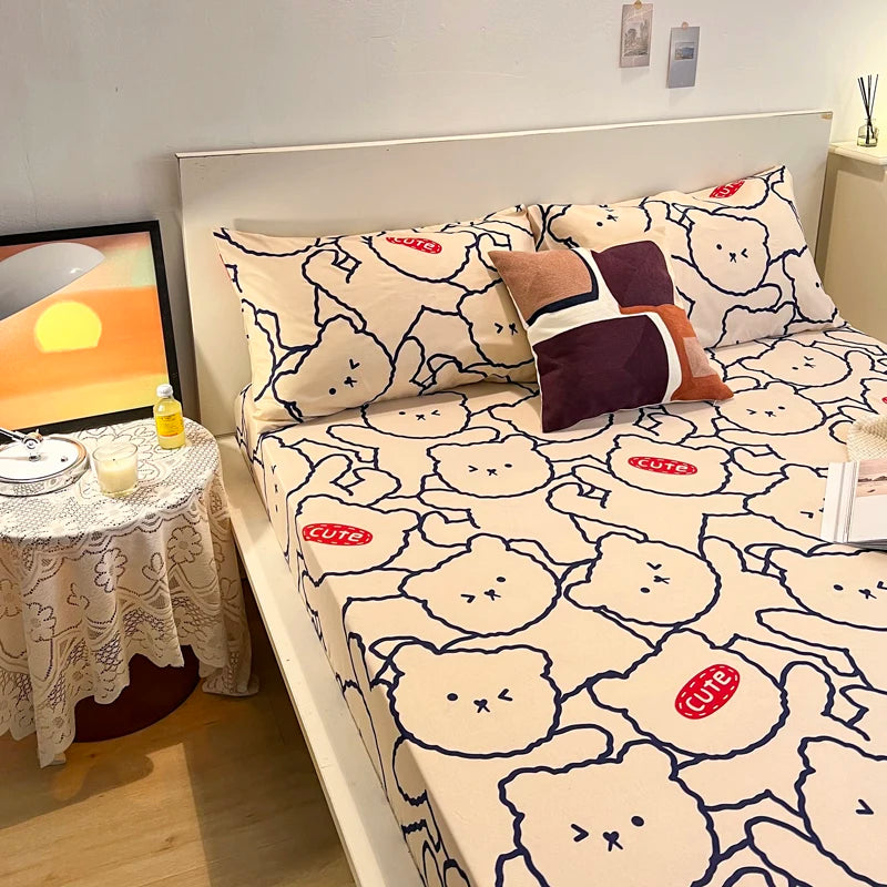 1pc Warm Winter Elastic Fitted Sheets Adjustable Flannel Velvet Mattress Cover Fluffy Fitted Bed Sheets for 200 Queen 180 size