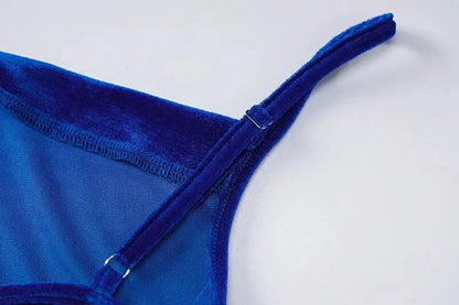 Frauen 2024 Herbst Winter Elegante Party Club Abend Samt Streetwear Bodycon Midi Kleid Großhandel Artikel Für Business