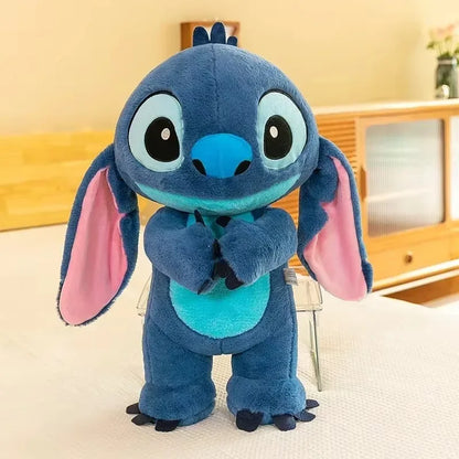 80cm Big Size Disney LILO & Stitch Anime Plush Stuffed Doll Room Plushies Pillow Kawaii Ornaments Children's Holiday Gifts.