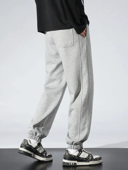 Winter Warm Jogger Pants Men/Women Unisex Style Home Basic Sweatpants Fleece Lined Thermal Sport Pants.