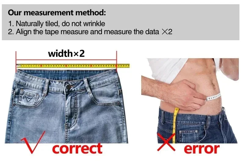 White Jeans Men's Slim Straight Ankle-length Soft Comfort Elastic Denim Trousers Fashion Korean Basic Casual Pencil Pants.