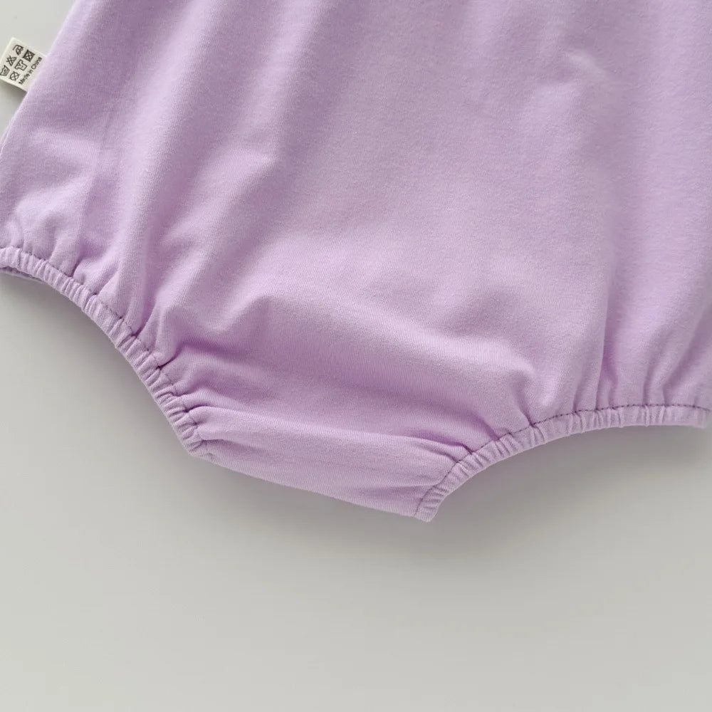 0-2Y Sommer Baby Mädchen Kleidung Kleinkind Mädchen Body & Einteilige Tulpe Stickerei Kleidung Mit Hut.